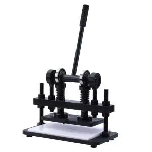 수동가죽공예프레스펀칭도무송타발기 재단기 금형 미니압착기 수제 칼판 공구 핸드