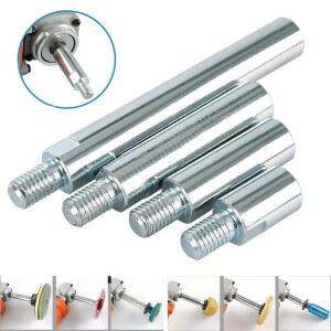 앵글 폴리셔 연장봉 세트 M10 그라인더 연마기 어댑터 나사 레버 4개