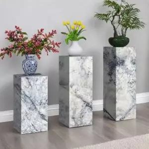 선반 거실 화분 거치대 철제 실내 대리석 식물 진열대