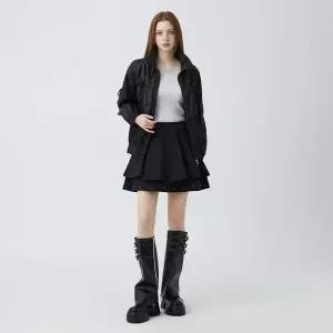 [에고이스트](강남점)밴딩 러플 티어드 미니스커트 (ES1WS162)