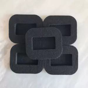 의자바퀴고정패드 소음방지 다리캡 블랙 5P