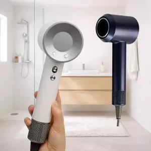 BLDC 강력모터 미니 드라이어 델루체 340g 초경량 헤어드라이기/화이트/다크블루