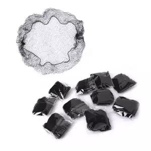 [셀러에이드]똥머리 헤어 고정 머리망 10P 업스타일 그물망 60cm