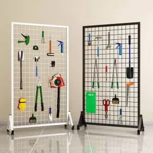 메쉬 인테리어 진열 철망 전시용 파티션 이동식 전시대