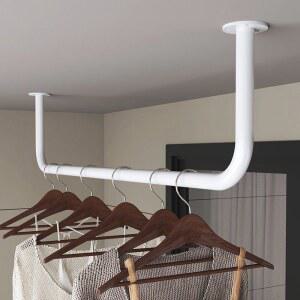 파이프옷걸이 천장형 벽걸이 행거 와이어 레일 옷가게 스텐