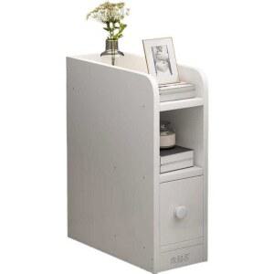 틈새협탁 협탁 침대 미니 호두색 미백커피색 미백색 사이드 낮은 소파 서랍 2단 월넛