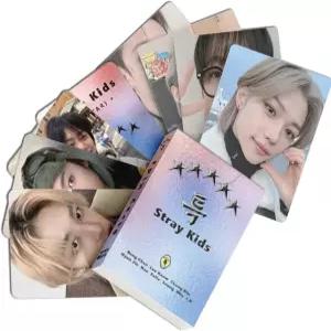 KPOPBP SKZ 포토카드 50pcs K팝 LOMO 세트 5단 앨범 팬 딸 소년 소녀 선물