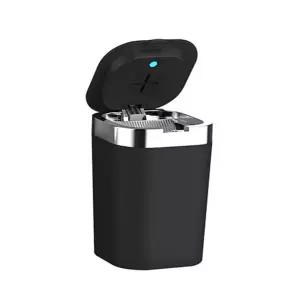 휴대용 차량용 재떨이 무드등 차량용 세라믹 재떨이 담배 홀더 뚜껑