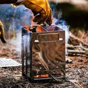 [셀러에이드]소고기화로 스몰 캠핑용화로 조립식화목난로