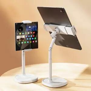젠박스 탁상용 태블릿 거치대 스마트폰 폴드 2종 헤드 높이조절