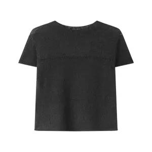 [미니멈에브리데이][미니멈 에브리데이]에어리 펀칭 포인트 시스루 반팔 니