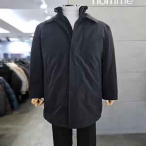 바쏘옴므 남자 다크네이비 패딩조끼 2WAY 구스다운 맥코트 WSZ4UA58