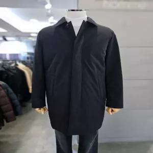 바쏘옴므 남성 구스다운 네이비 경량 패딩 코트 WSZ3CC03