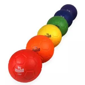 어린이 체육관 볼컨트롤 놀이용 소프트폼 축구공 6개입/ 핸드볼 미니게임 여학생용