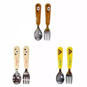 캐릭터 식기 세트 스푼 유치원 세트 유아 준비물 랜덤발송 포크 어린이집 수저