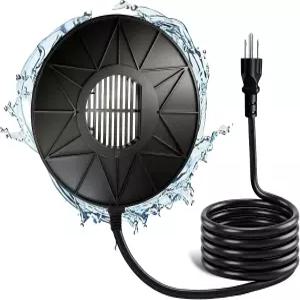 위티오젤 조류 목욕 히터 70W 디서 침지식 다이서 온수기 겨울철 야외에서 마시는 농장 가축을 위한 온도