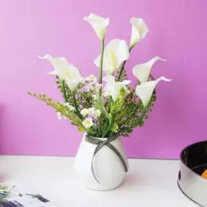 다용도선반 순수한 카라 조화 화분 1P 선반 인테리어 장식 소품 베란다정리대