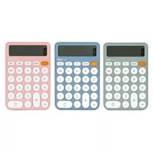 [문구] 델리 파스텔 계산기 1P 건전지 일반계산기 사무용