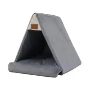 반려견텐트 강아지 도우펫 하우스 그레이 애견 숨숨집 동굴집 1P