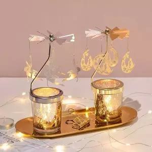 회전 캔들모빌 6종 컵포함 캔들 홀더 분위기 장식 모빌 연말선물