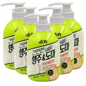 무궁화 주방세정제 주방용 세제 행주도마 500mlx5개