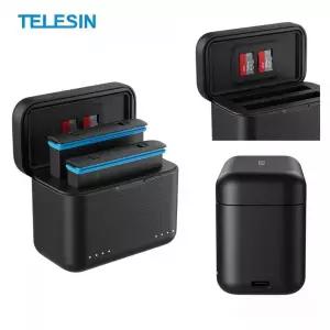 카메라제습함 보관함 Insta360 X4 TF 카드 저장 TELESIN 고속 충전 박스 듀얼 슬롯 케이스 액션 카메라