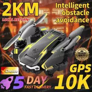 드론 KBDFA G6S 전문 접이식 Quadcopter 공중 S6 HD 카메라 GPS RC 헬리콥터 FPV WIFI 장애물 회피