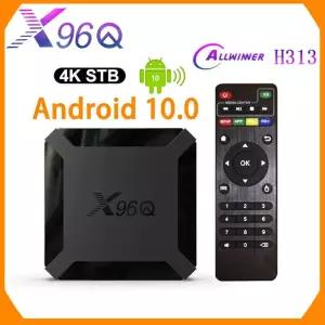셋톱박스 HY X96Q AI 안드로이드 100 TV 박스 Allwinner H313 쿼드 코어 4K 24G Wifi Google 플레이어 Yout