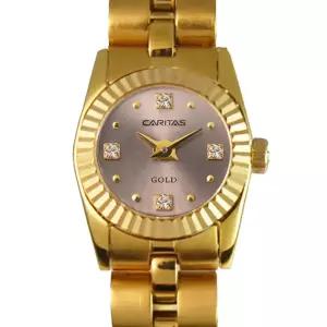 카리타스 고품격 18k 골드 여성 선물 명품 예물 고급 원형 팔찌 손목  금 시계 / C288BGF
