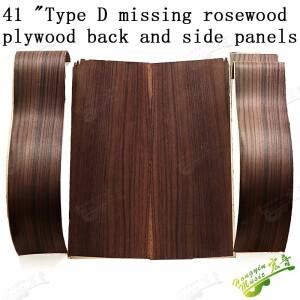 로즈우드 합판 뒷면 클래식 기타 제작 재료 액세서리, OM 41D GA