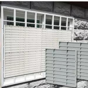 창문 블라인드 방범창용 가리개 통풍 방범창 블라인드 시선 사생활 외부 보호 틈새