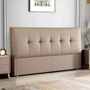 쿠션 헤드보드 침대 머리판 호텔식 등받이 베이지 갈색 화이트 프레임 백레스트