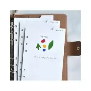 [문구] A6메모리필속지 3P 디자인 리필지 노트 인덱스패드