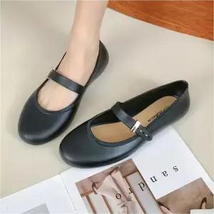 인기상품 여자 러블리 라운드 앞코 메리제인 단화 여성 플랫슈즈 3색 [WFKAKEU_260407]