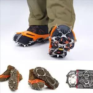 [알티피아]휴대용 체인 아이젠 스파이크 등산 아이젠 접이식 얼음길 빙판길