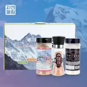 자연울림 핑크소금 선물세트 C 소금통 소금맛 소금병 소금목욕 소금갈이 소금세트