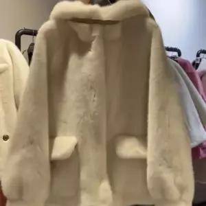 겨울코트 귀여운 곰돌이 귀달이 모피 코트 환경 친화적 보온