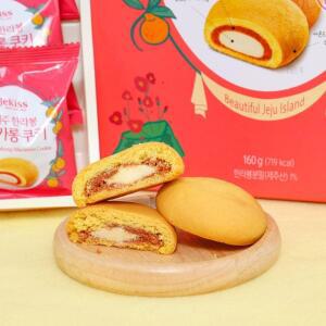 간식 160g 제주특산품 제주기념품 종합 제키스 쿠키 한라봉 1박스