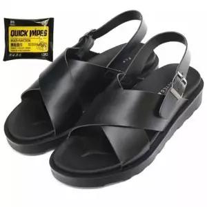 [RIZPICK]엑스 트렌디 남성 고정스트랩 합성레더 슈즈류남자 썸머시즌