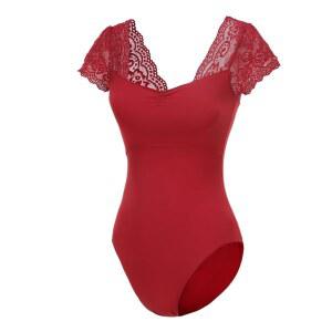 발레 댄스 발레리나 의상을 란보댄스 여성 반팔 레오타드