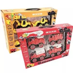 뚝딱뚝딱 조립 세트 중장비 타요 종류 붕붕카 불도저 장난감 놀이 덤프트럭 포크 레인