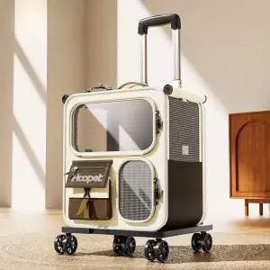 고양이 가방 꺼내고  휴대용 배낭 반려동물 케이스 다중 유물 대용량 비행 박스