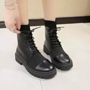 부스 3631 여성니트워커 플랫워커 워커부츠