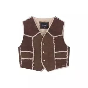 브랜드정품 버커루 BUCKAROO 여성 무스탕 베스트 브라운 369223