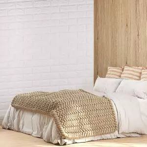 폼블럭 블럭아이 10mmX1mX2.5m 화이트 단열벽지 도배