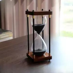 고급 나무 모래 시계 30분 시간관리 데스크 인테리어 3분모래시계