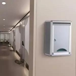 우체통 알루미늄 아파트 건의함 벽걸이 사무실 우편함 메탈