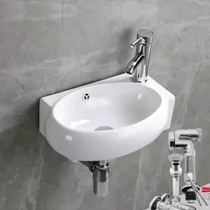 미니 원형 세면대 세면기 손세신