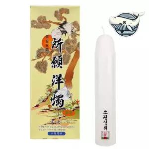 소원과 기원을 담은 소원 양초 두개 기도용
