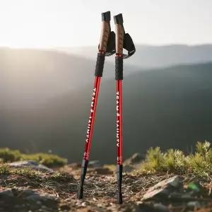 충격흡수 등산스틱 I자형 트레킹폴 2P 세트 전문가용 등산용품